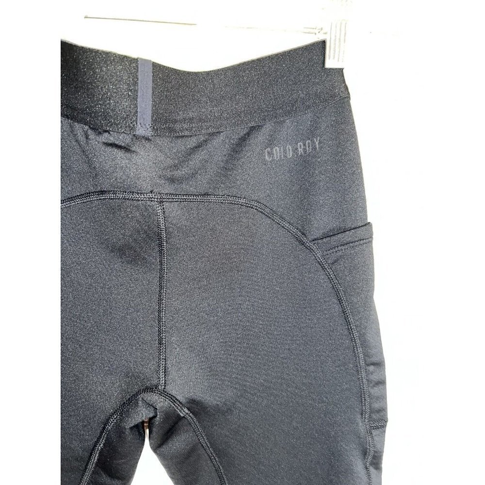 Adidas Cold Ready Leggings NWTS Size Small Black Side Pockets XS New C1 - Picture 3 of 7